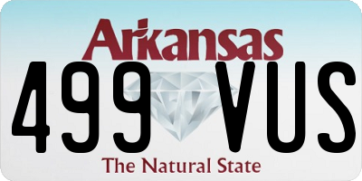 AR license plate 499VUS