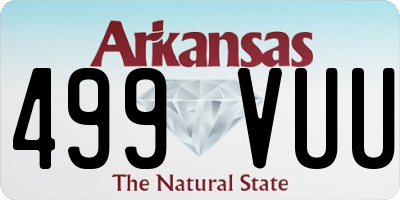 AR license plate 499VUU