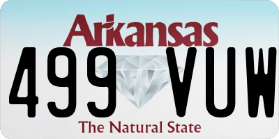 AR license plate 499VUW