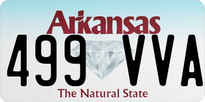 AR license plate 499VVA
