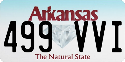 AR license plate 499VVI