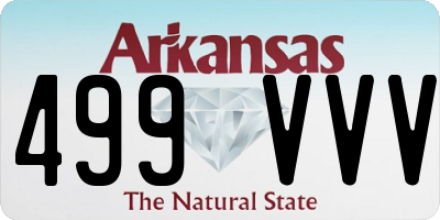 AR license plate 499VVV
