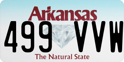 AR license plate 499VVW