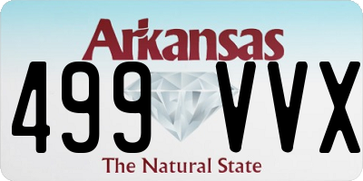 AR license plate 499VVX