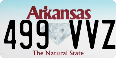 AR license plate 499VVZ
