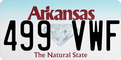 AR license plate 499VWF