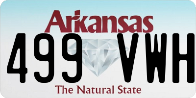 AR license plate 499VWH
