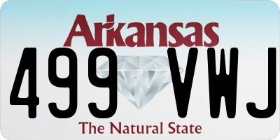 AR license plate 499VWJ
