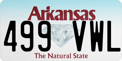 AR license plate 499VWL