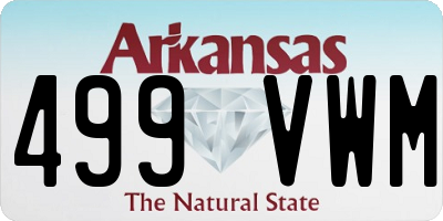 AR license plate 499VWM