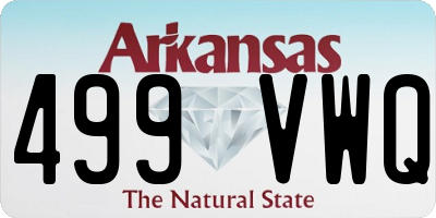 AR license plate 499VWQ