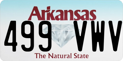 AR license plate 499VWV