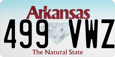 AR license plate 499VWZ