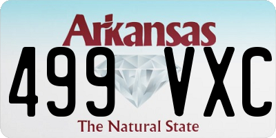 AR license plate 499VXC