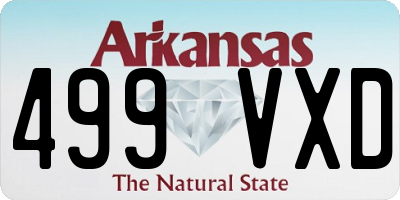 AR license plate 499VXD