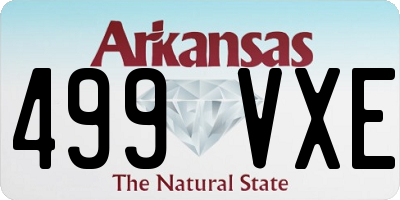 AR license plate 499VXE