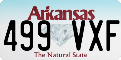 AR license plate 499VXF