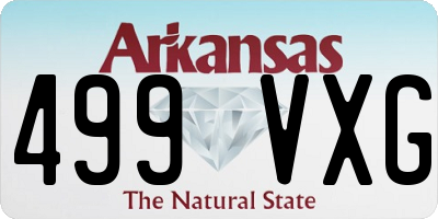 AR license plate 499VXG