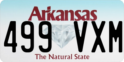 AR license plate 499VXM