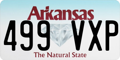 AR license plate 499VXP