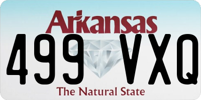 AR license plate 499VXQ