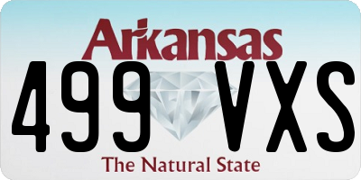 AR license plate 499VXS