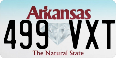 AR license plate 499VXT