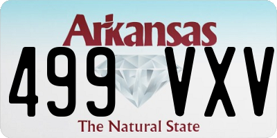 AR license plate 499VXV
