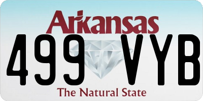 AR license plate 499VYB