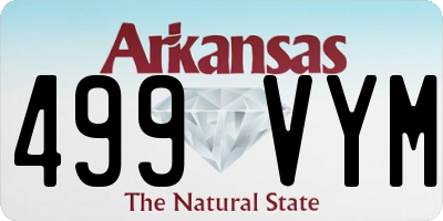 AR license plate 499VYM