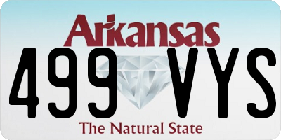 AR license plate 499VYS