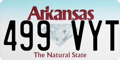 AR license plate 499VYT