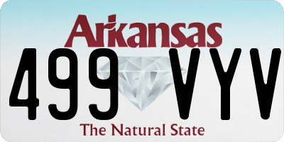 AR license plate 499VYV