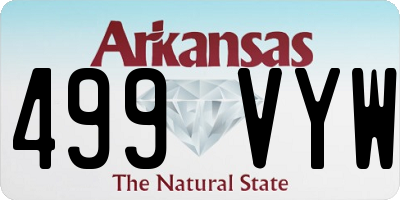 AR license plate 499VYW