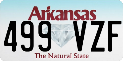 AR license plate 499VZF