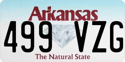 AR license plate 499VZG