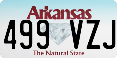 AR license plate 499VZJ