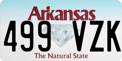 AR license plate 499VZK