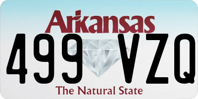 AR license plate 499VZQ