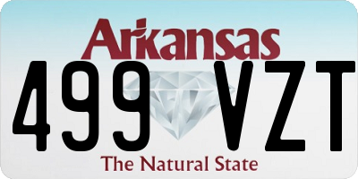 AR license plate 499VZT