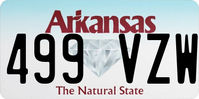 AR license plate 499VZW
