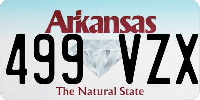 AR license plate 499VZX