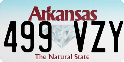 AR license plate 499VZY