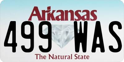 AR license plate 499WAS