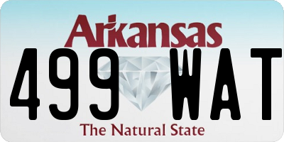 AR license plate 499WAT