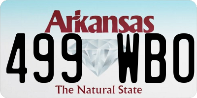 AR license plate 499WBO