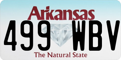AR license plate 499WBV