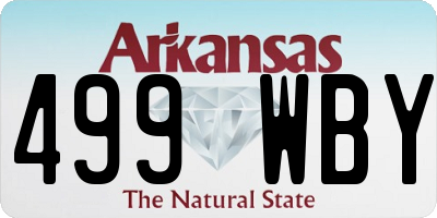 AR license plate 499WBY