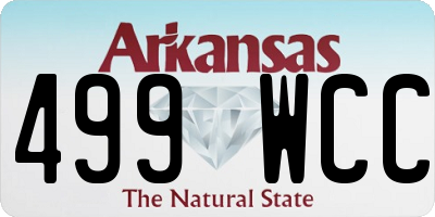AR license plate 499WCC
