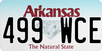 AR license plate 499WCE